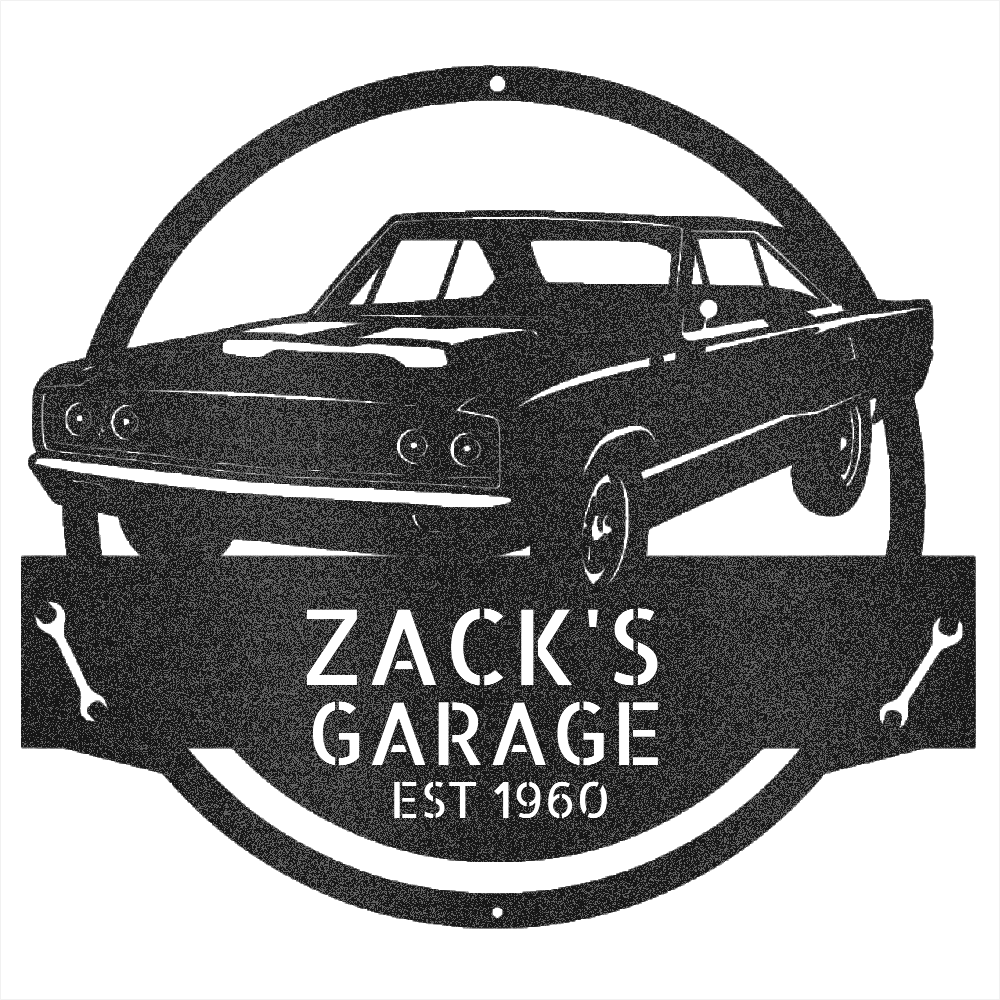 1967 Dodge Garage Sign – Custom Metal Shop Wall Art for Dad’s Garage