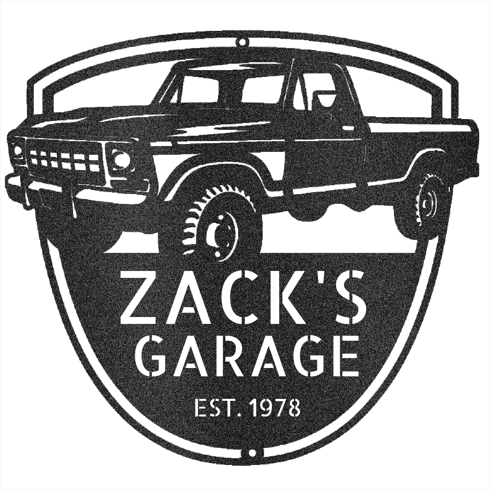 1978 Ford F-250 Garage Sign