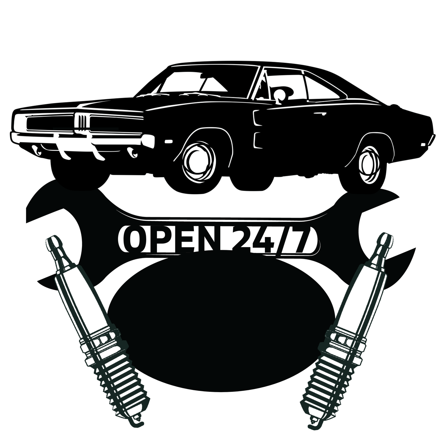 Wall Art Charger 1967 Steel Monogram Wall Art