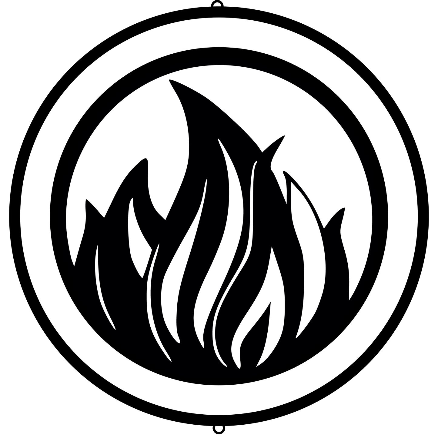 Wall Art CUSTOM FIRE SIGN - Personalized Fire Steel Monogram Wall Art Home Decor