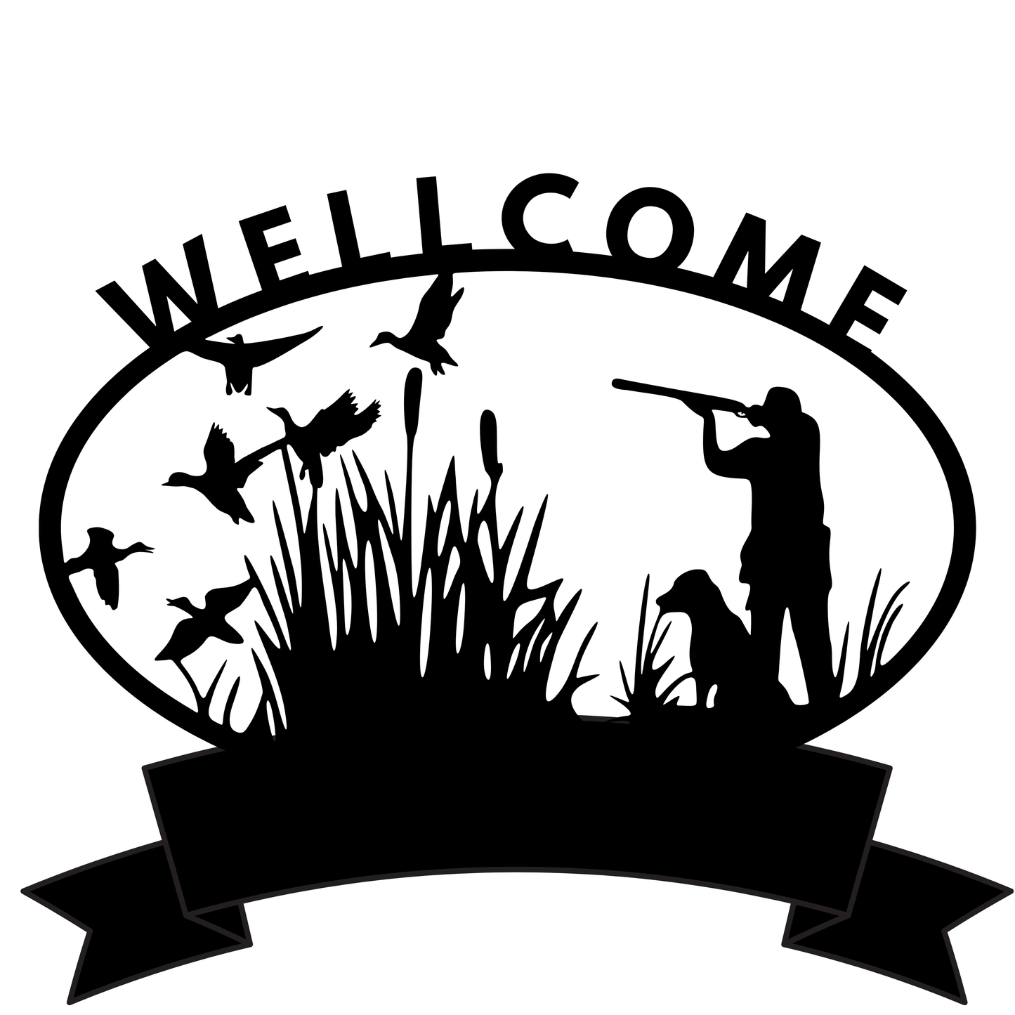 Wall Art CUSTOMIZED HUNTER SIGN - Monogram Wall Art Hunter Gifts Monogram Steel