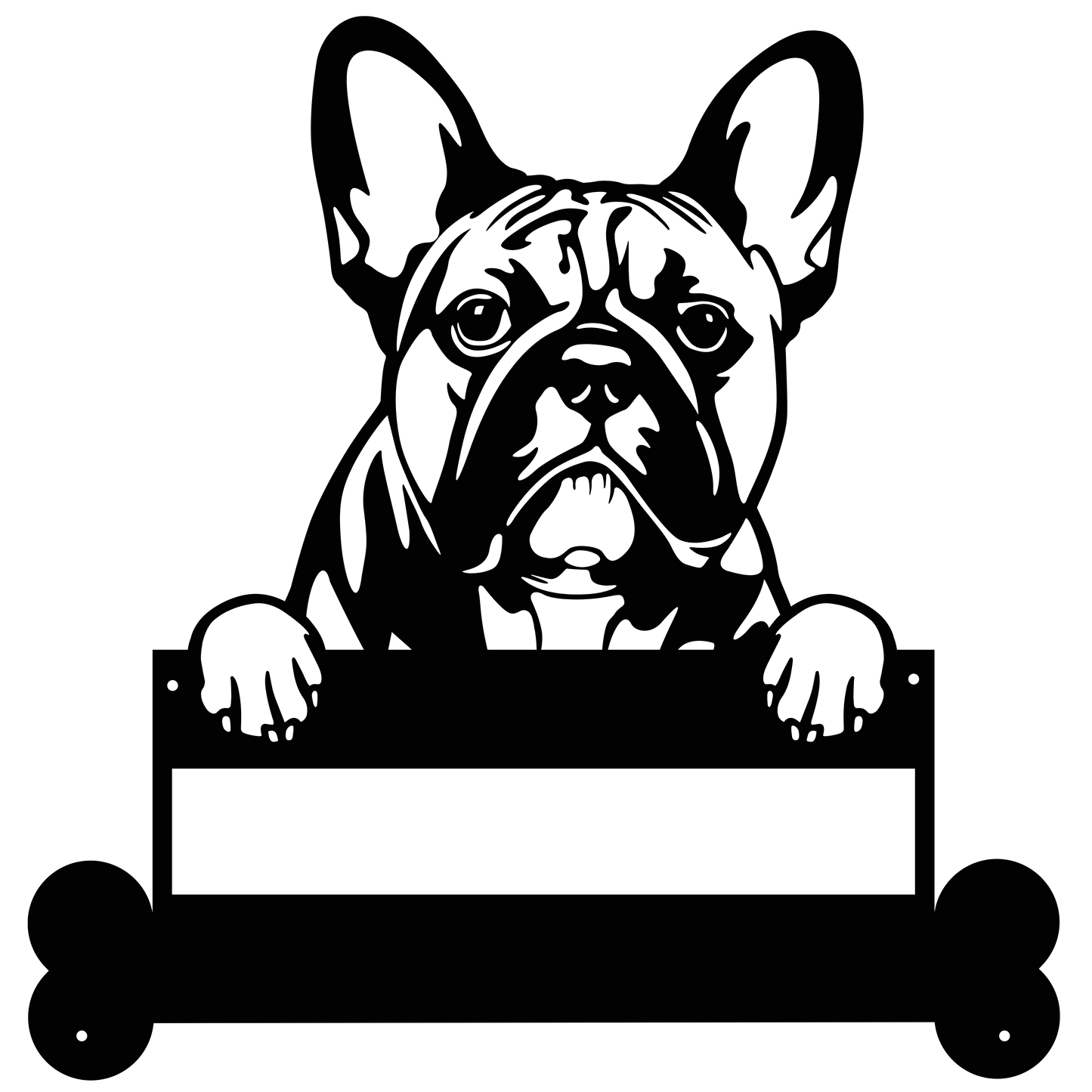 Wall Art French Bulldog Dog Sign