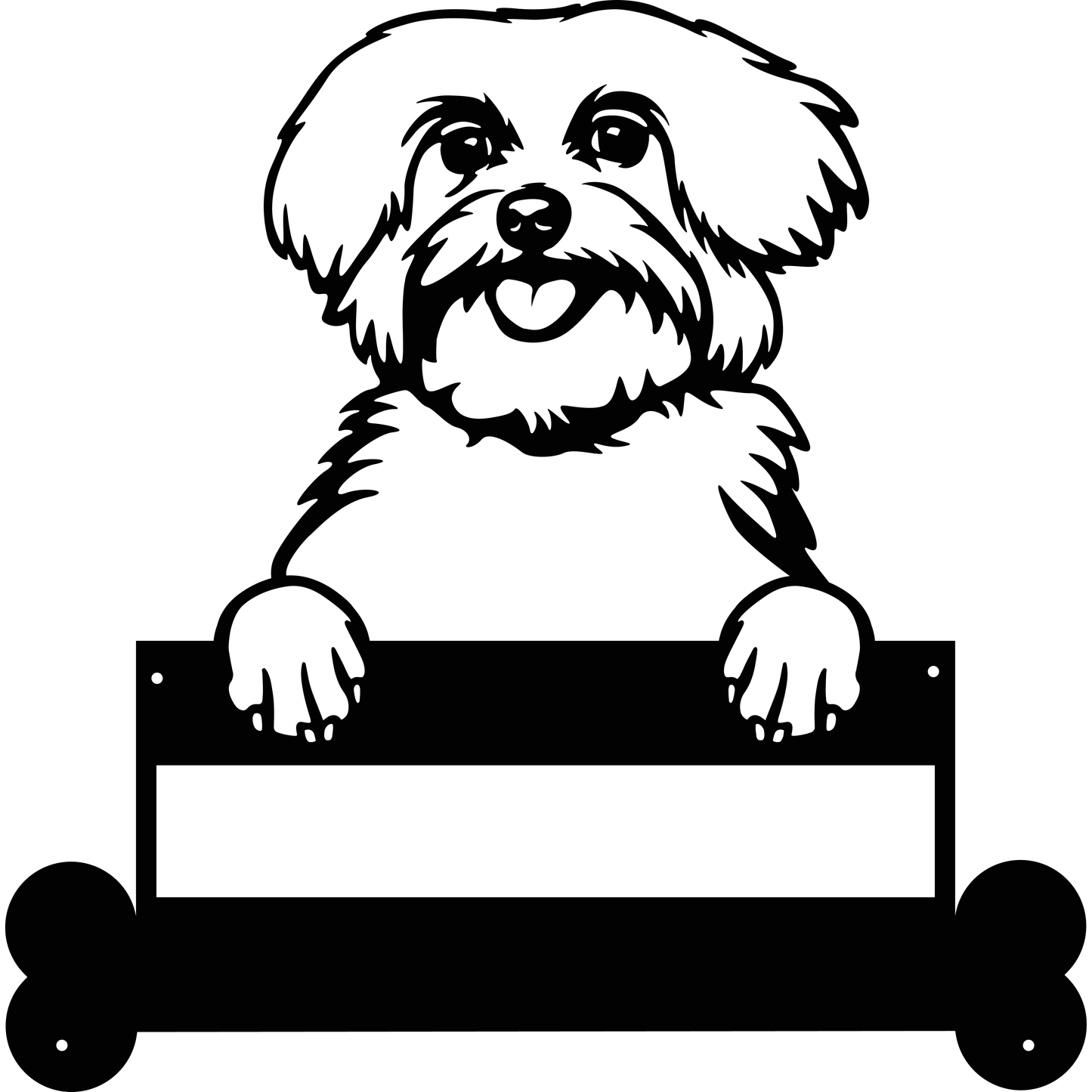 Wall Art Maltese Dog Sign