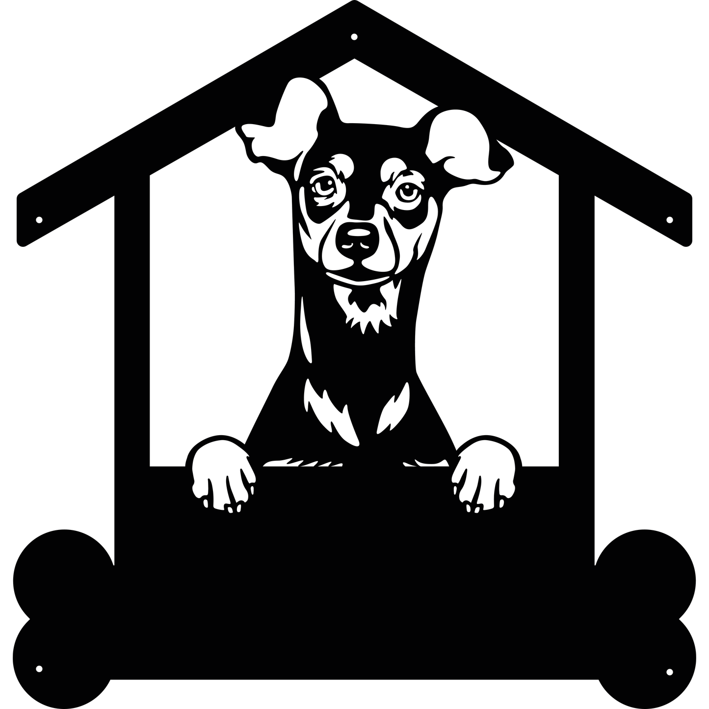 Wall Art Miniature Pinschers Dog Sign