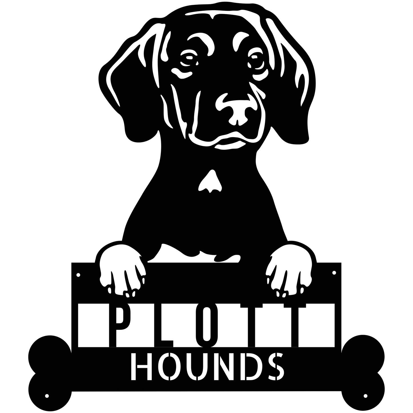 Wall Art Plott Dog Sign