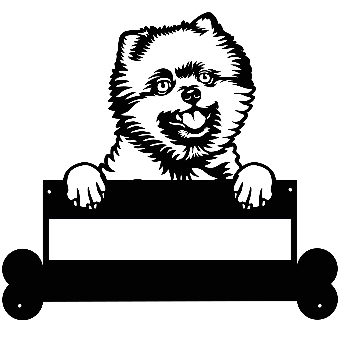 Wall Art Pomeranian Dog Sign