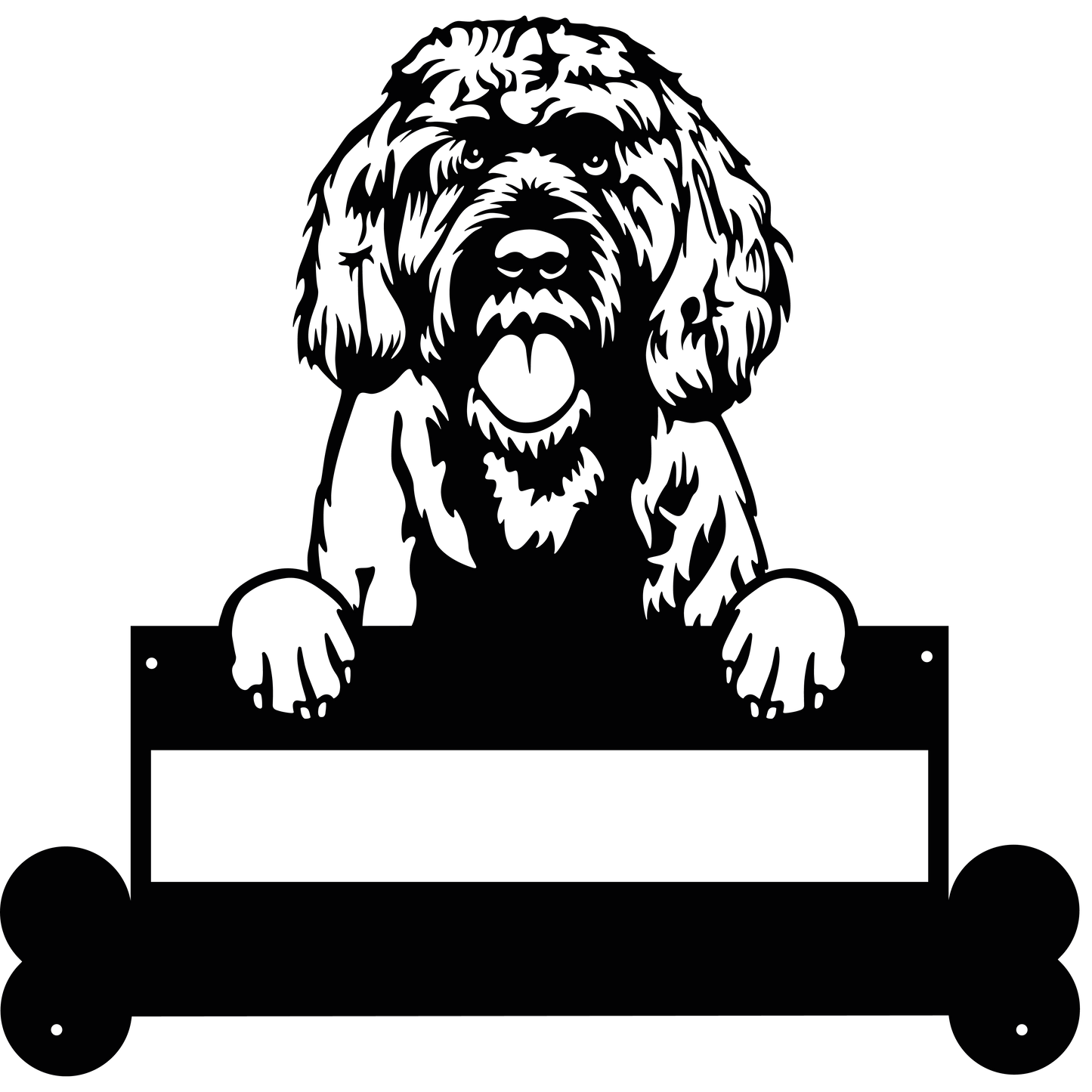 Wall Art Portuguese Water Dog Sign