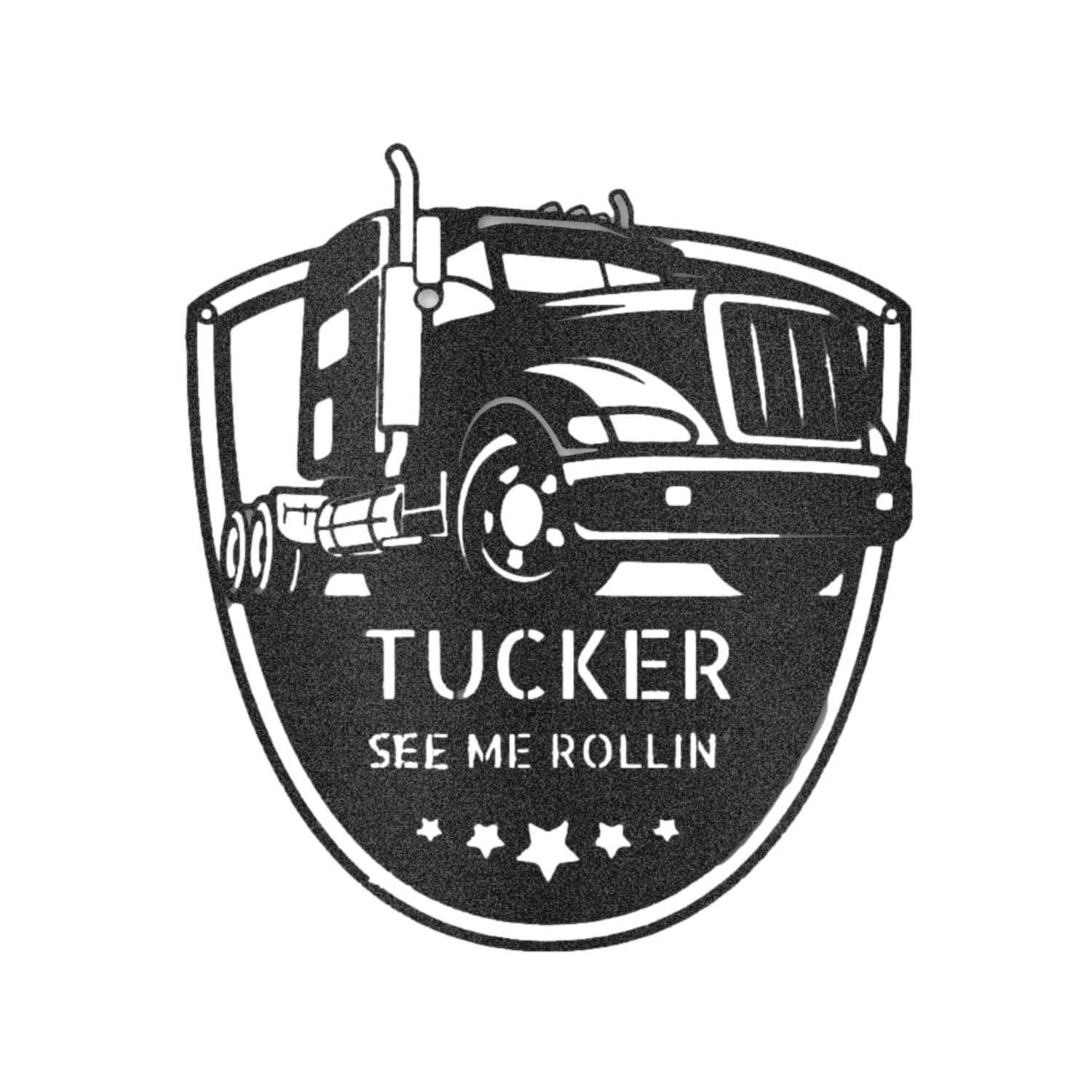 Tucker logo on a black background.