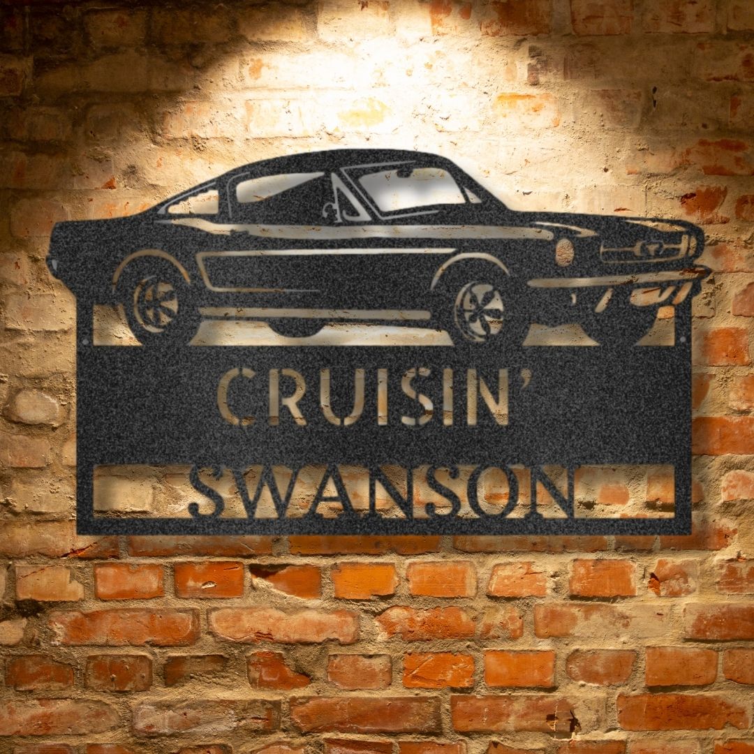 Cruisin swanson wall sign.