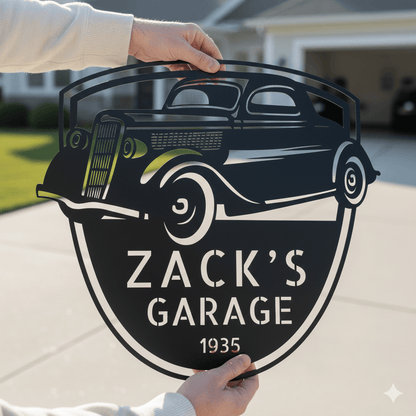 1935 Ford Coupe Garage Sign
