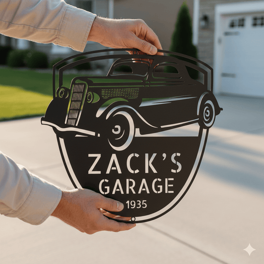 1935 Ford Coupe Garage Sign