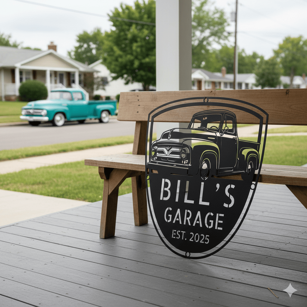1953–1956 Ford F-100 Garage Sign