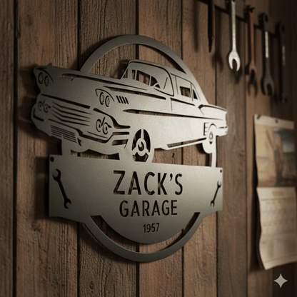 1958 Chevrolet Impala Garage Sign