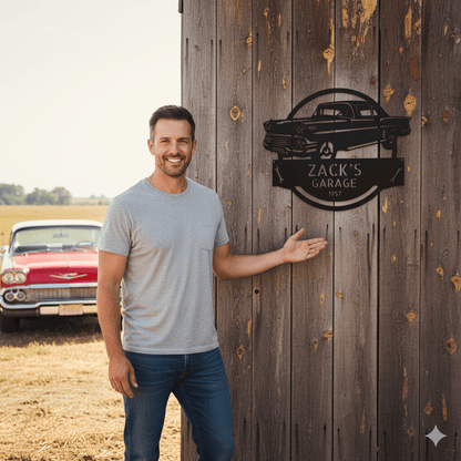 1958 Chevrolet Impala Garage Sign