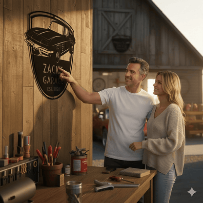 1963 Corvette Stingray Garage Sign