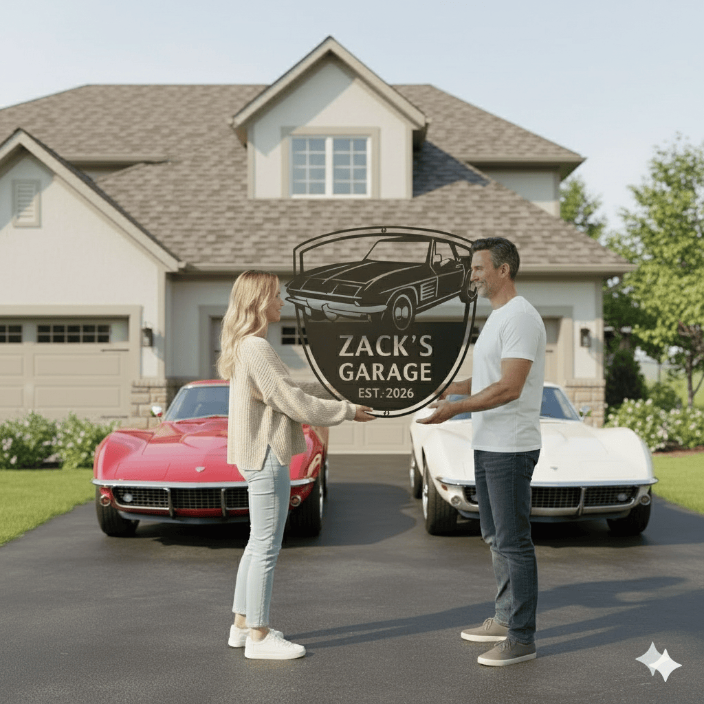 1963 Corvette Stingray Garage Sign