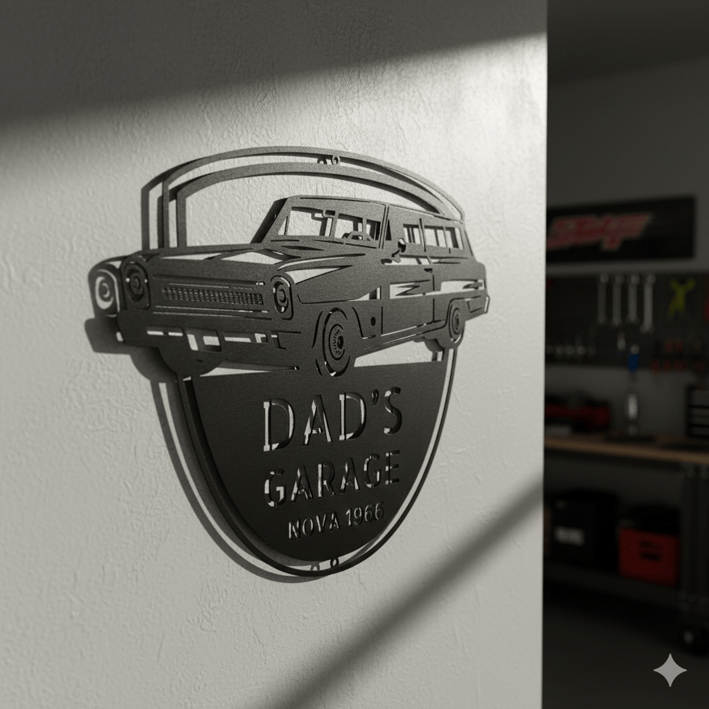 1966 Nova Wagon Garage Sign