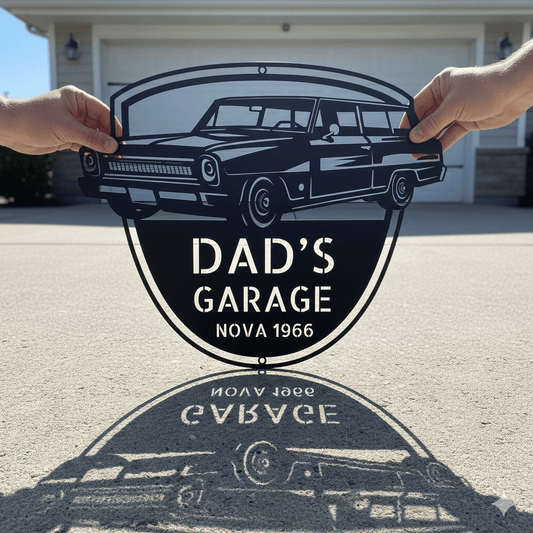 1966 Nova Wagon Garage Sign