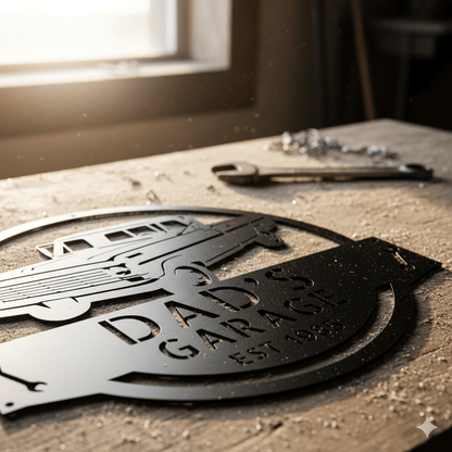 1967-72 Ford F-100 Garage Sign – Personalized Pickup Metal Wall Art