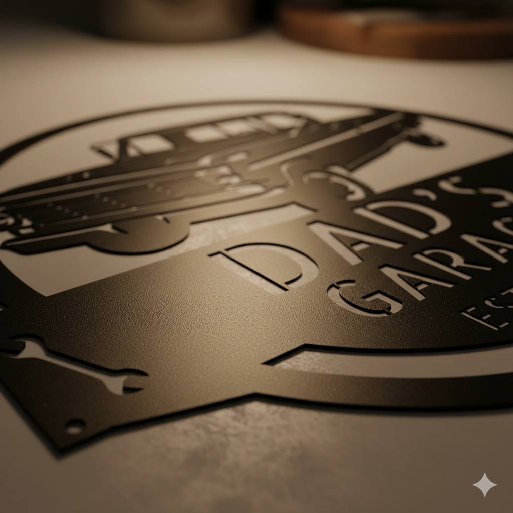 Wall Art CUSTOMIZE CAR SIGN - Car Garage Ford F-100 1967-1972 Monogram Wall Art