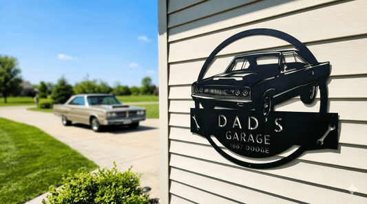 1967 Dodge Garage Sign – Custom Metal Shop Wall Art for Dad’s Garage