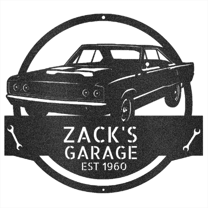 1967 Dodge Garage Sign – Custom Metal Shop Wall Art for Dad’s Garage