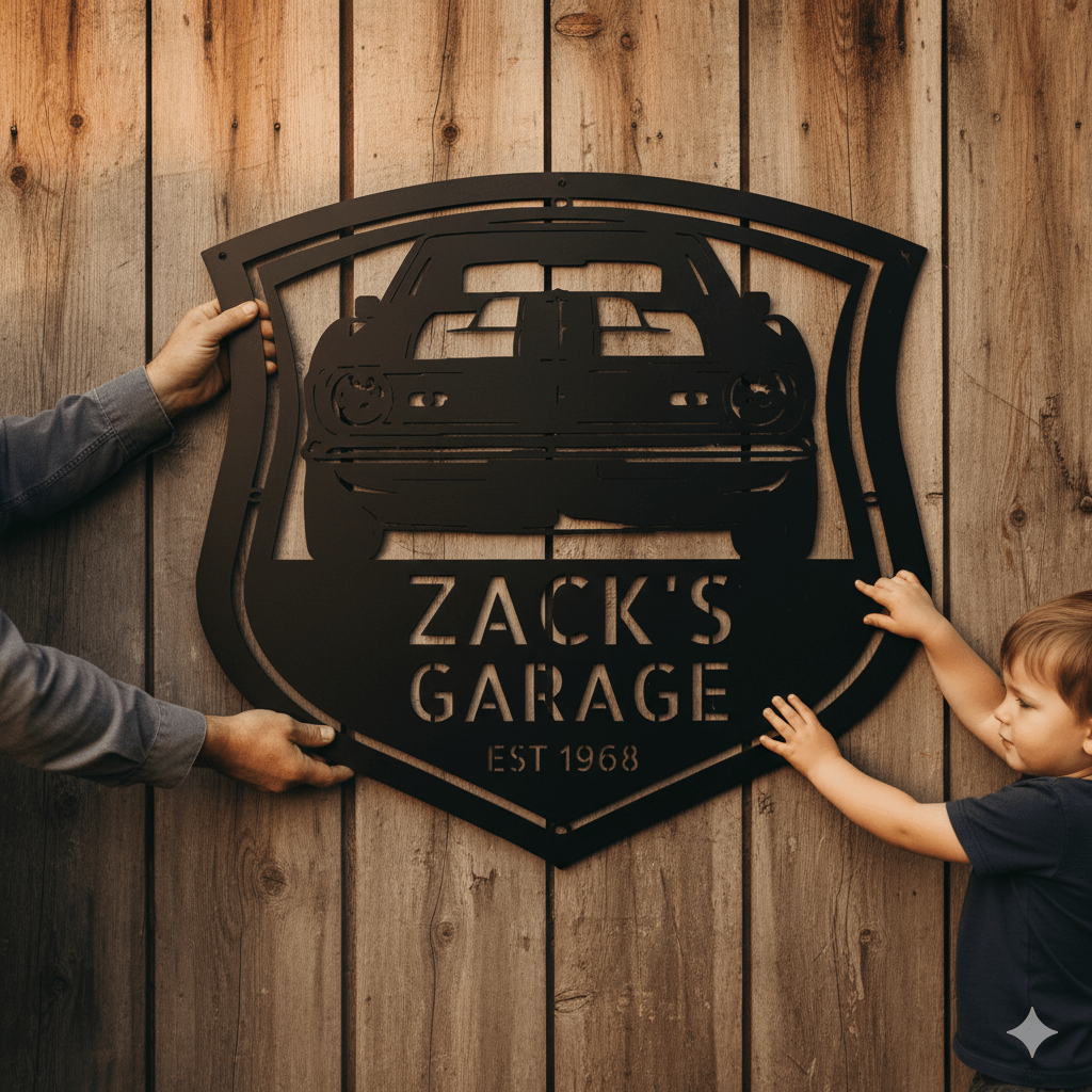 1968 Chevrolet Camaro Z/28 Metal Sign – Personalized Vintage Muscle Car Garage Wall Art