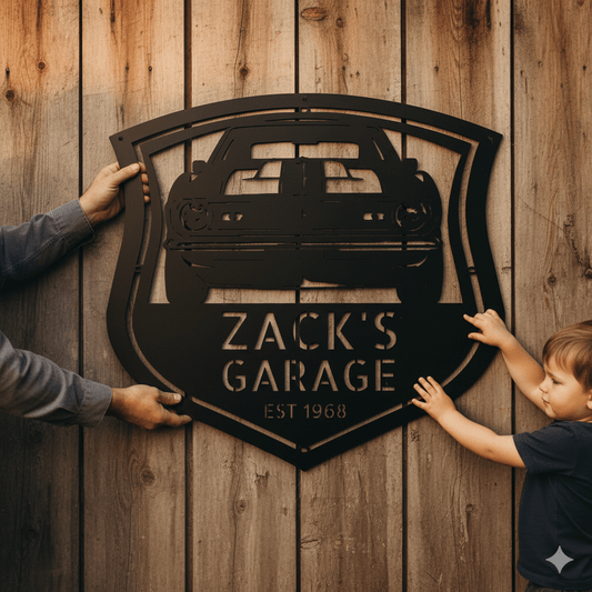 1968 Chevrolet Camaro Z/28 Metal Sign – Personalized Vintage Muscle Car Garage Wall Art