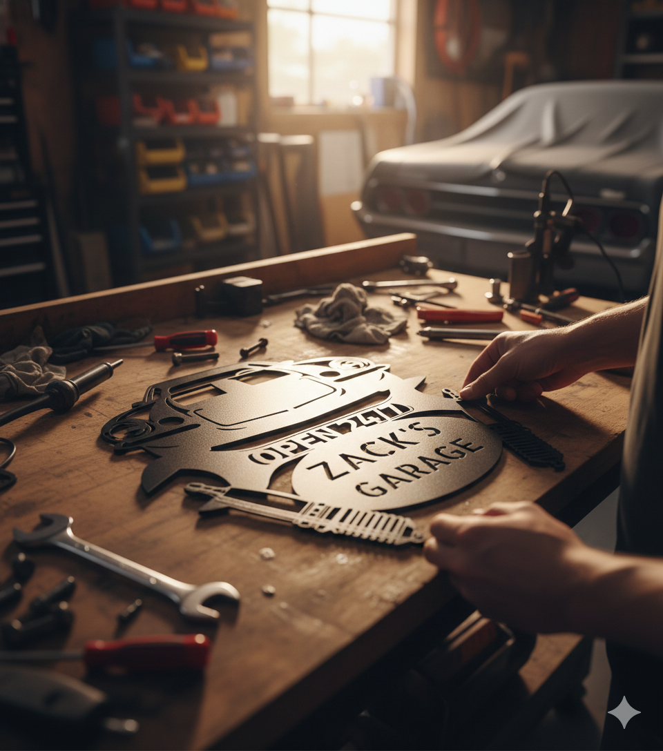 Wall Art Camaro 1970 Steel Monogram