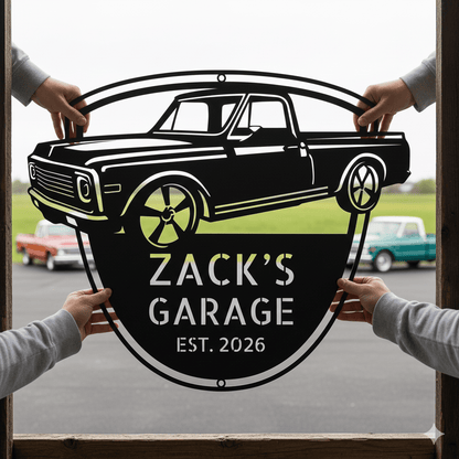 1971 C10  Chevrolet  Garage Sign