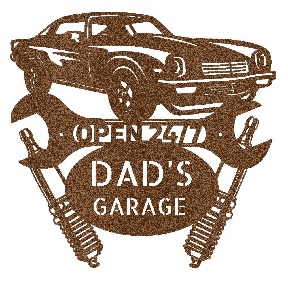 Copper / 12 1971 Camaro Garage Sign