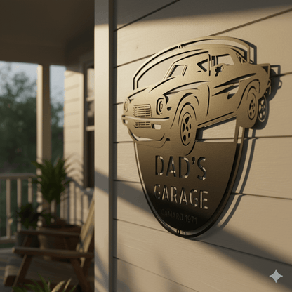 1971 Camaro Open 24/7 Garage Sign