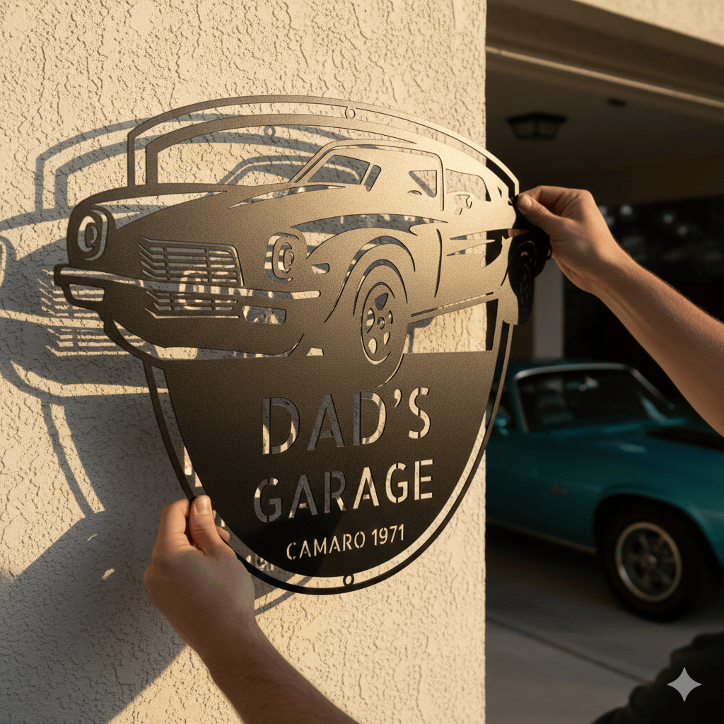 1971 Camaro Open 24/7 Garage Sign