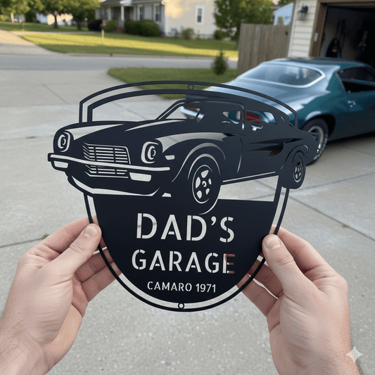 1971 Camaro Open 24/7 Garage Sign