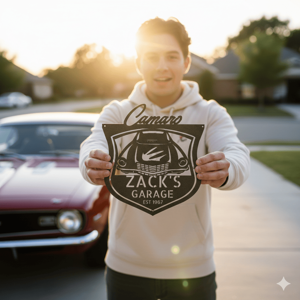 1972 Camaro Garage Sign