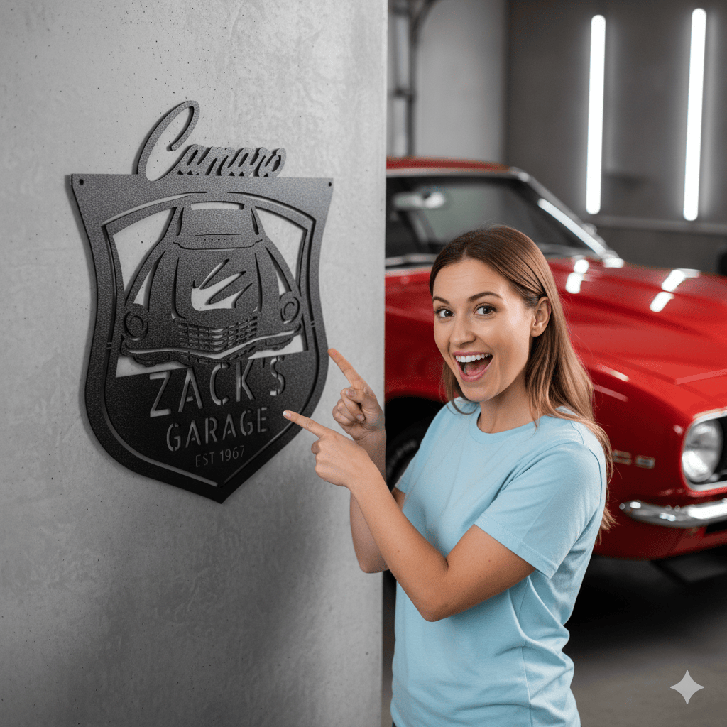 1972 Camaro Garage Sign
