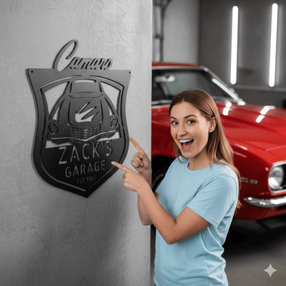 1972 Camaro Garage Sign