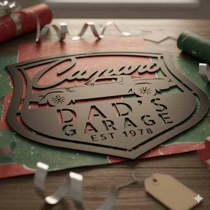 1978 Camaro Z28 Metal Sign – Personalized Dad’s Garage Wall Art