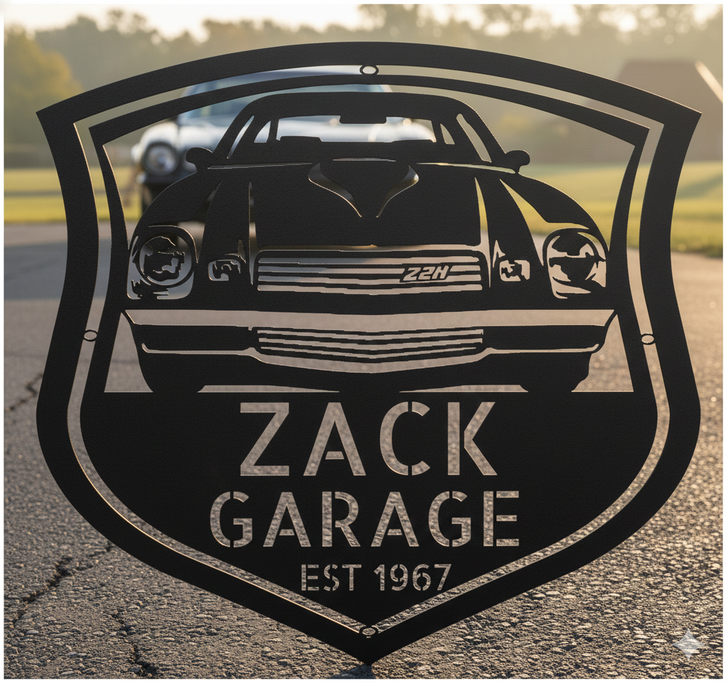 Wall Art 1978 Chevrolet Camaro z28 front