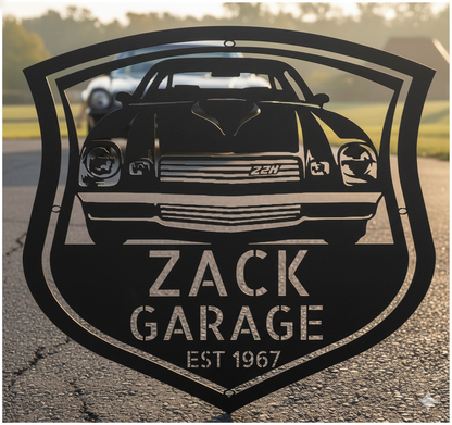 Wall Art 1978 Chevrolet Camaro z28 front