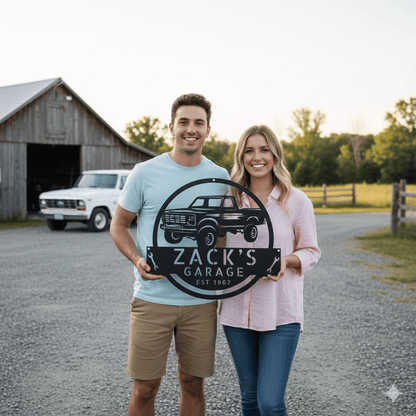 1980 Ford F250  GRAGE SIGN Classic Truck Wall Decor