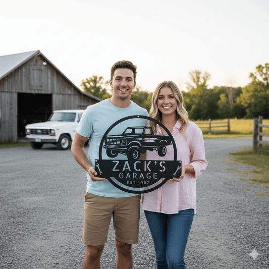 1980 Ford F250  GRAGE SIGN Classic Truck Wall Decor