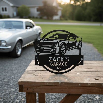 2013 Camaro Garage Sign
