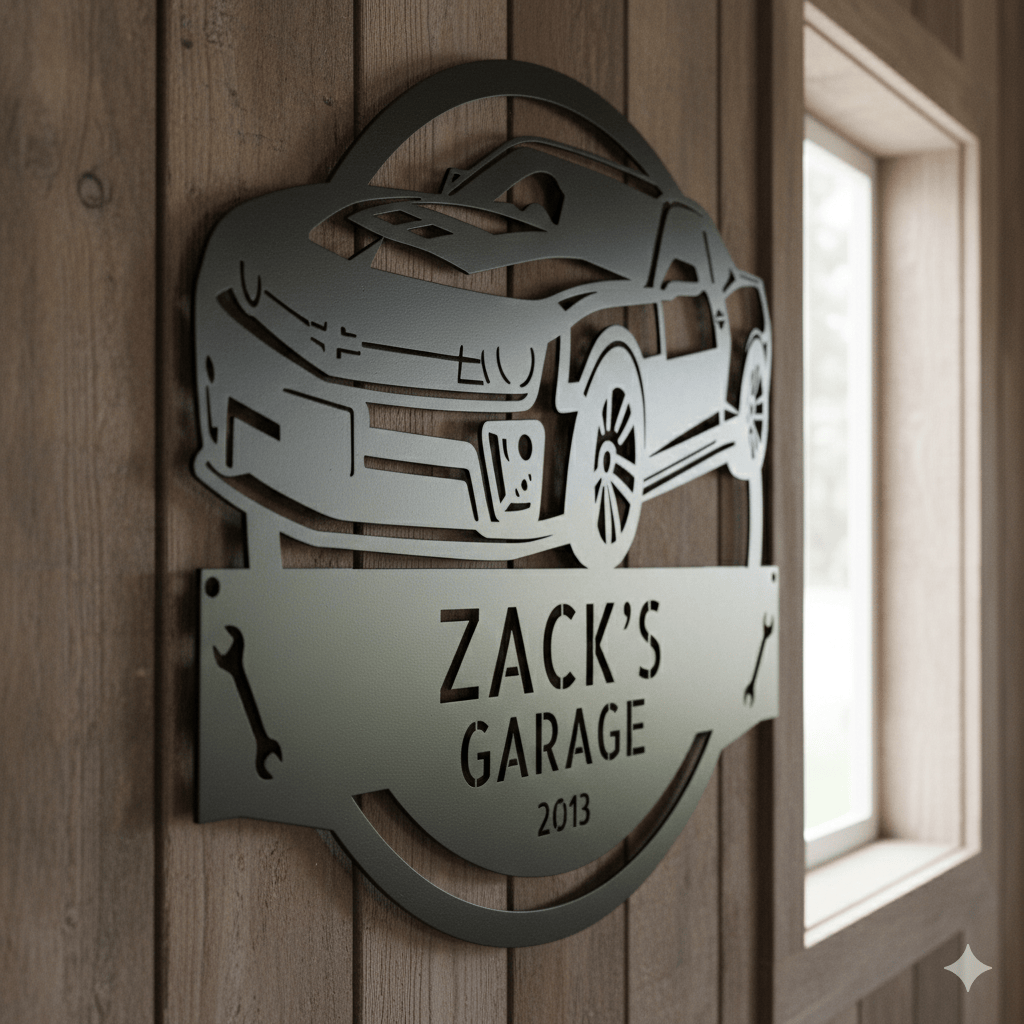 2013 Camaro Garage Sign