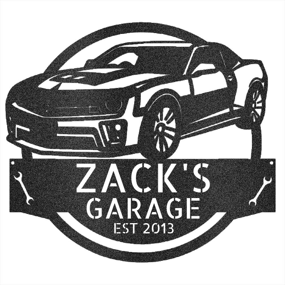2013 Camaro Garage Sign