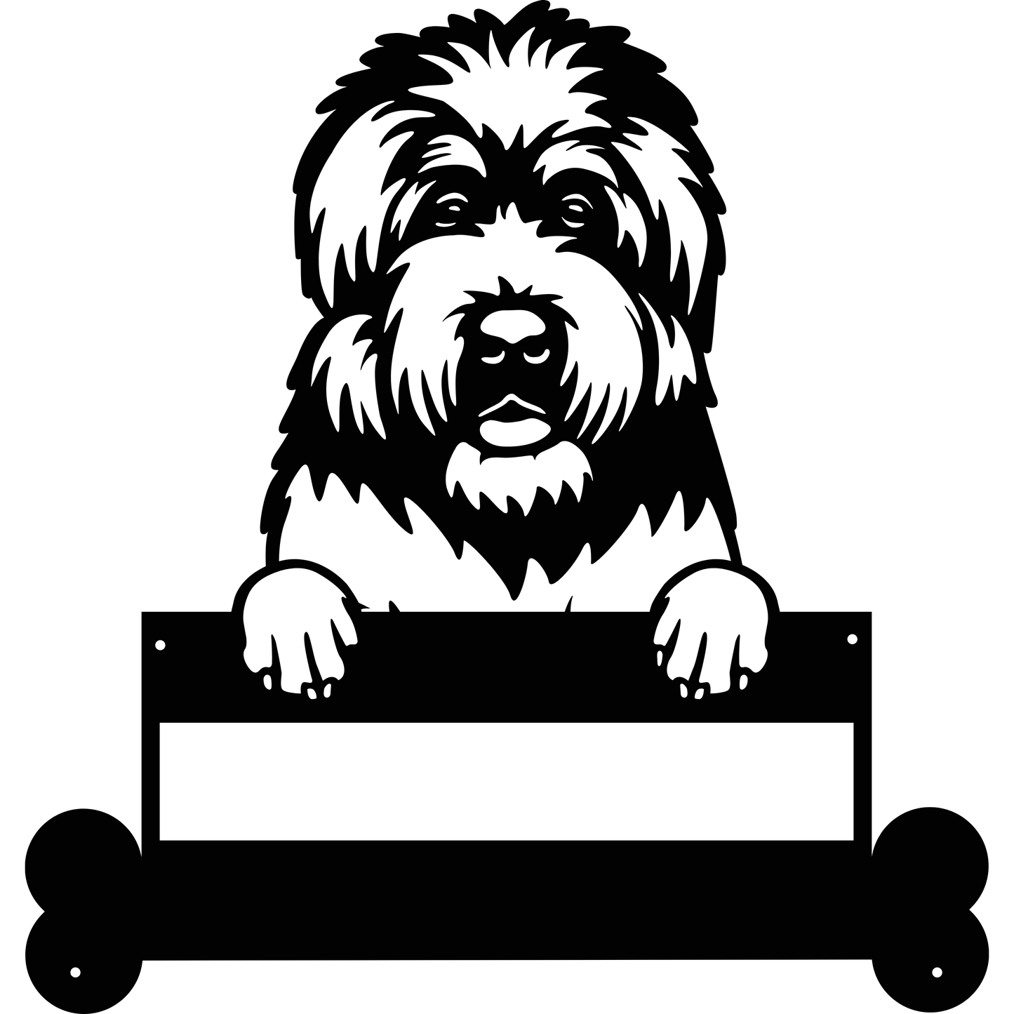 We offer a Black Russian Terrier Dog Address Sign, specifically designed for Black Russian Terrier owners.