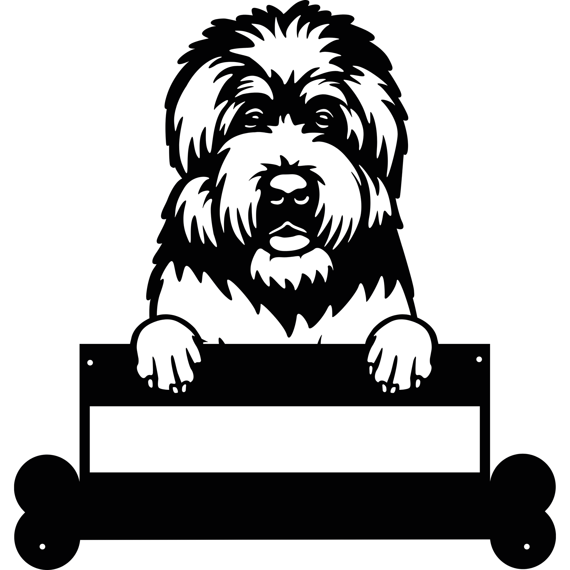 We offer a Black Russian Terrier Dog Address Sign, specifically designed for Black Russian Terrier owners.