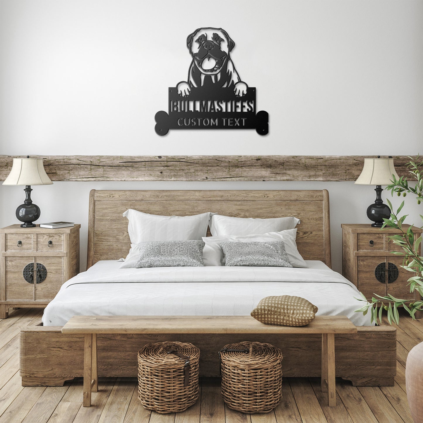 Customize your home decor with a custom Bullmastiff Steel Monogram Sign, Personalized Dog Wall Art Home Decor. This Custom Bullmastiff Steel Monogram Sign, Personalized Dog Wall Art Home Decor is the perfect addition to any bullmast owner's wall art collection.