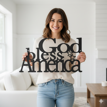 Personalized Growling Bear Metal Sign