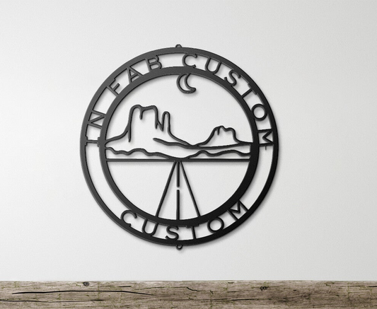 a metal clock that reads eat, drink, and explore